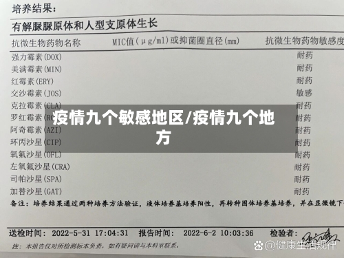 疫情九个敏感地区/疫情九个地方