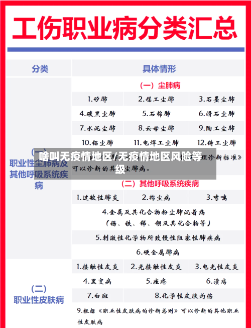 啥叫无疫情地区/无疫情地区风险等级