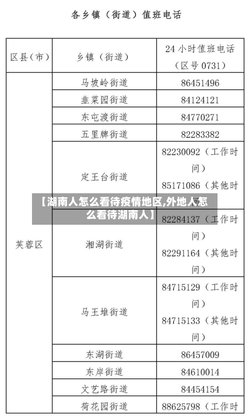 【湖南人怎么看待疫情地区,外地人怎么看待湖南人】-第2张图片