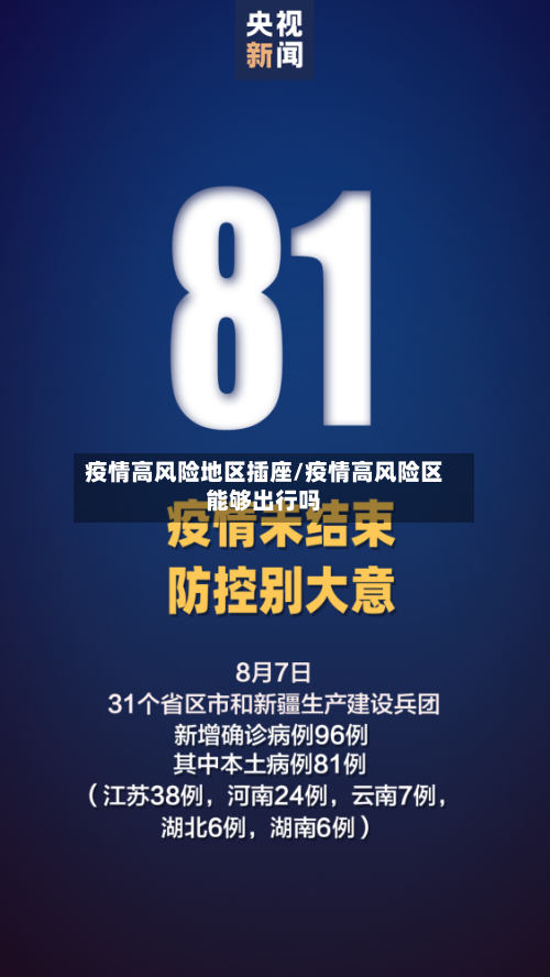 疫情高风险地区插座/疫情高风险区能够出行吗