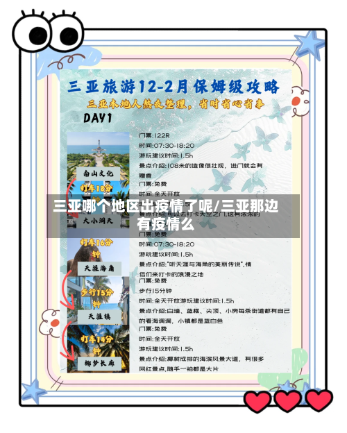 三亚哪个地区出疫情了呢/三亚那边有疫情么