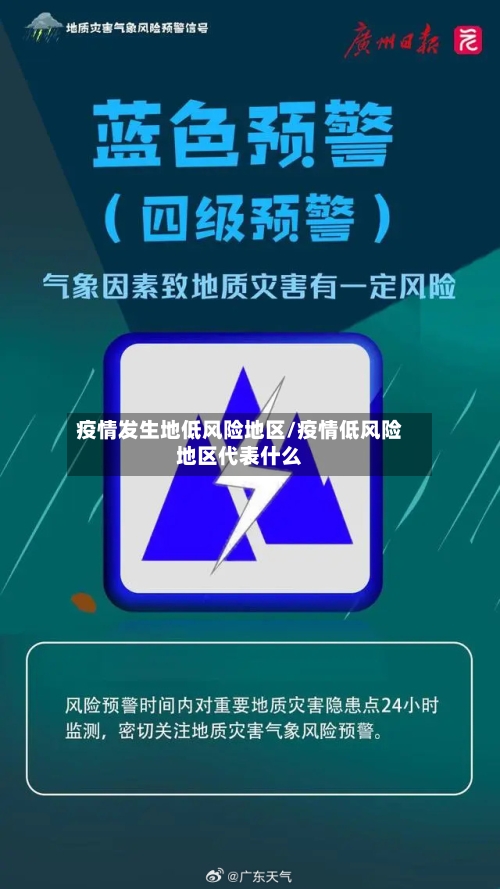 疫情发生地低风险地区/疫情低风险地区代表什么