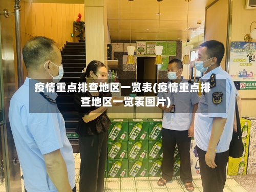 疫情重点排查地区一览表(疫情重点排查地区一览表图片)