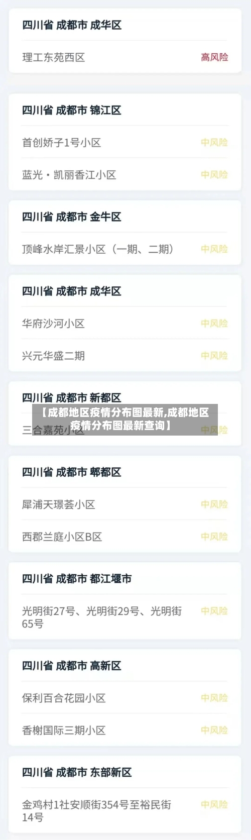 【成都地区疫情分布图最新,成都地区疫情分布图最新查询】