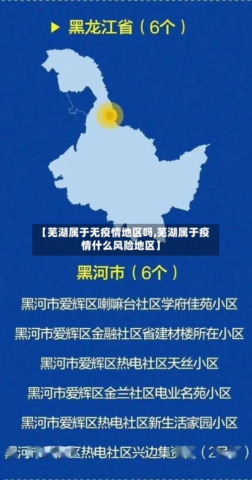 【芜湖属于无疫情地区吗,芜湖属于疫情什么风险地区】-第3张图片