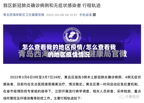 怎么查看我的地区疫情/怎么查看我的地区疫情情况-第3张图片