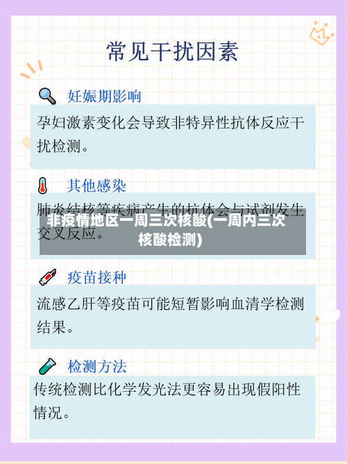 非疫情地区一周三次核酸(一周内三次核酸检测)-第2张图片